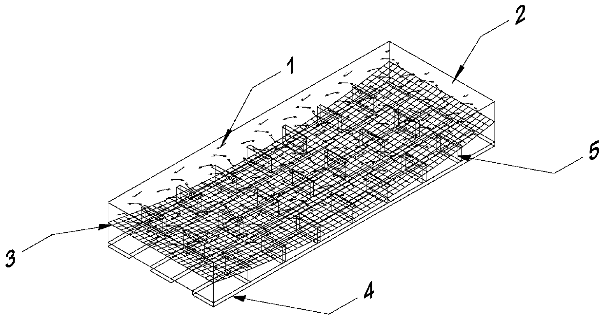 Bending-resistant prefabricated concrete pavement structure with steel fibers laid on upper layer and lower layer