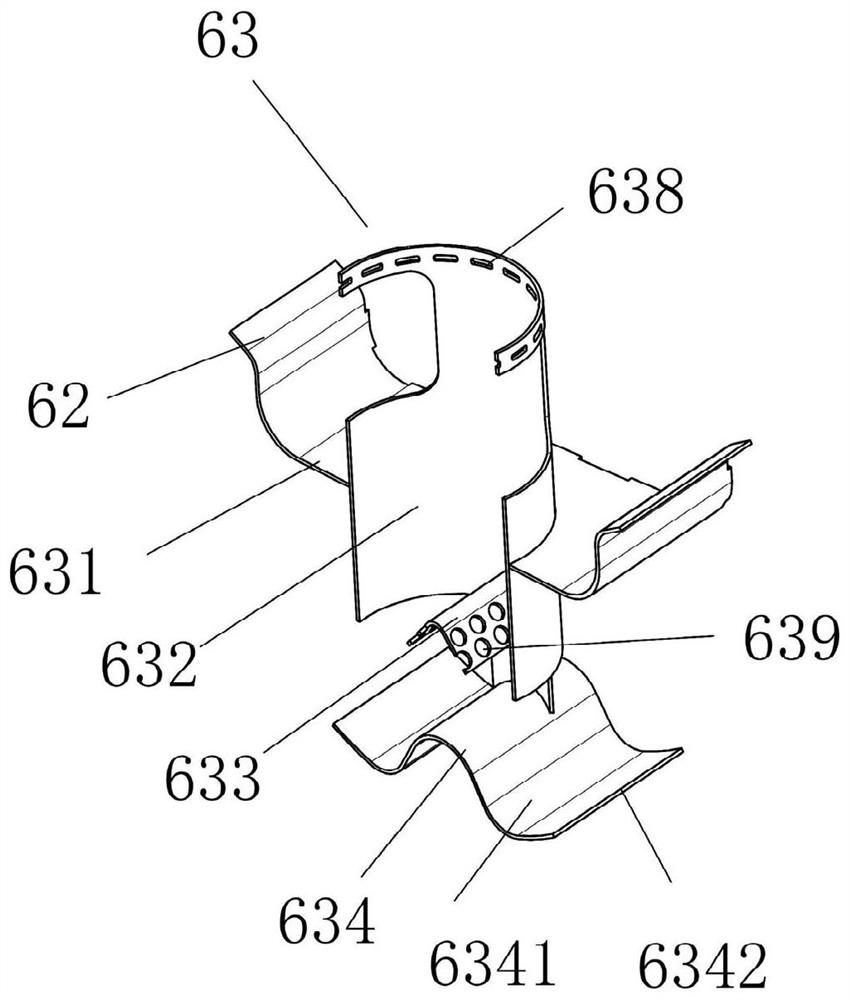 Double-vortex-flow type urea mixing device