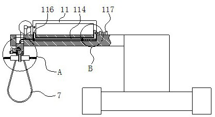 An integrated equipment for lifting and conveying oil pipeline laying pipe fittings