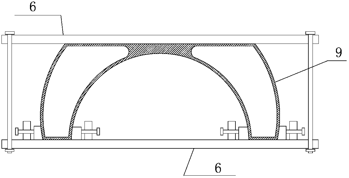 Heat treatment deformation control method of thin-wall saddle-shaped aluminum alloy casting