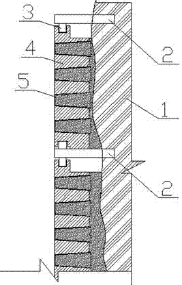 Slope care method and its structure for 90° slope