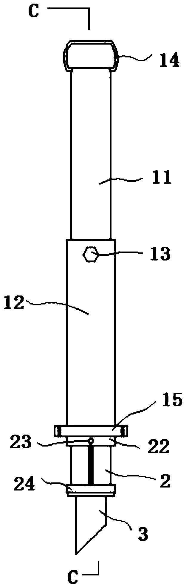 Soil sampling device