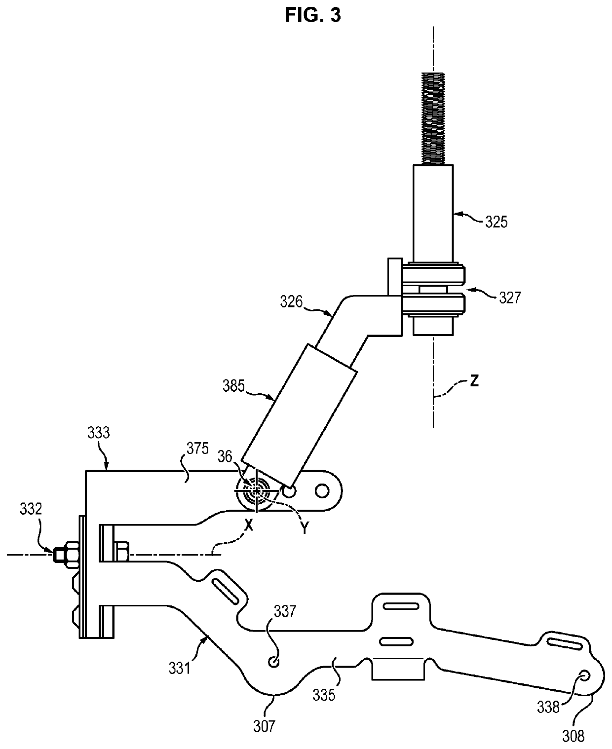 Exoskeleton sub-assembly and exoskeleton structure including such a sub-assembly