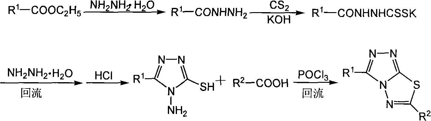 S-triazolothiadiazole compound, and preparation and use thereof