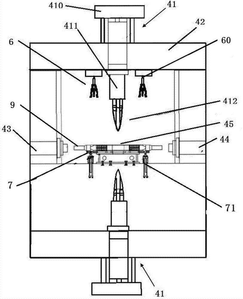 Drive axle housing integrated forming equipment