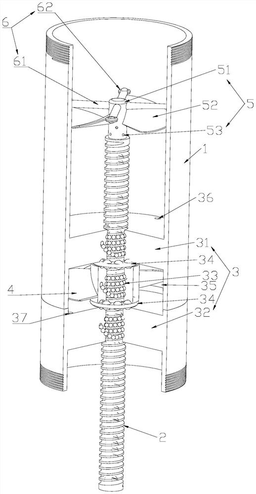 A radial horizontal well sealing device, drilling equipment and drilling method