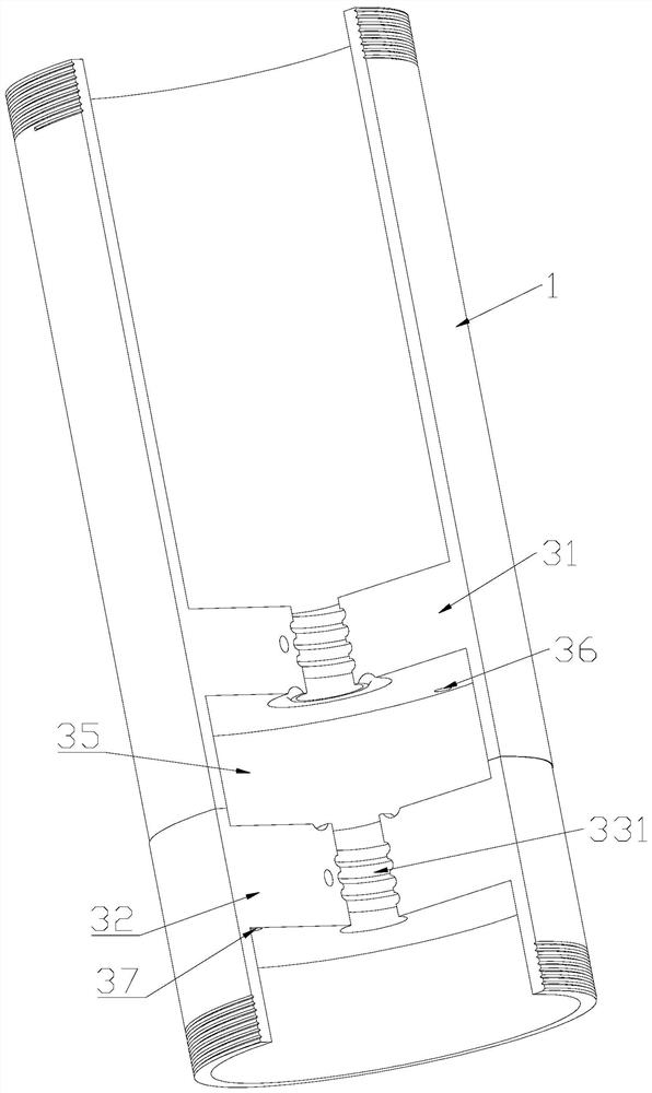 A radial horizontal well sealing device, drilling equipment and drilling method