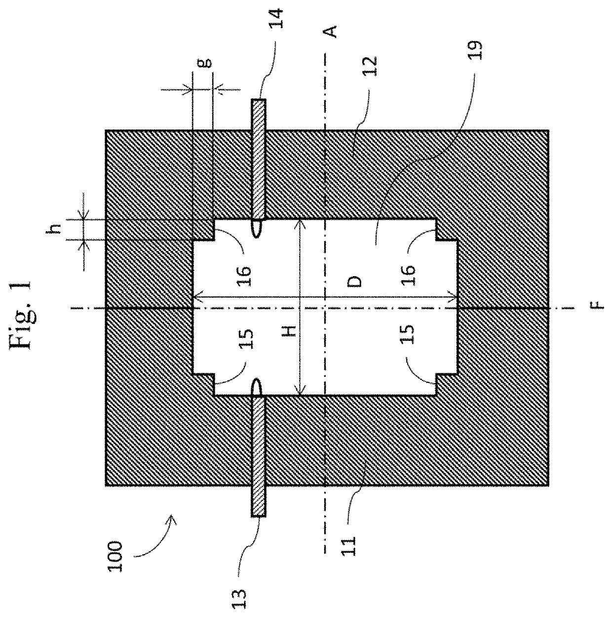 Split cylinder resonator and method of calculating permittivity