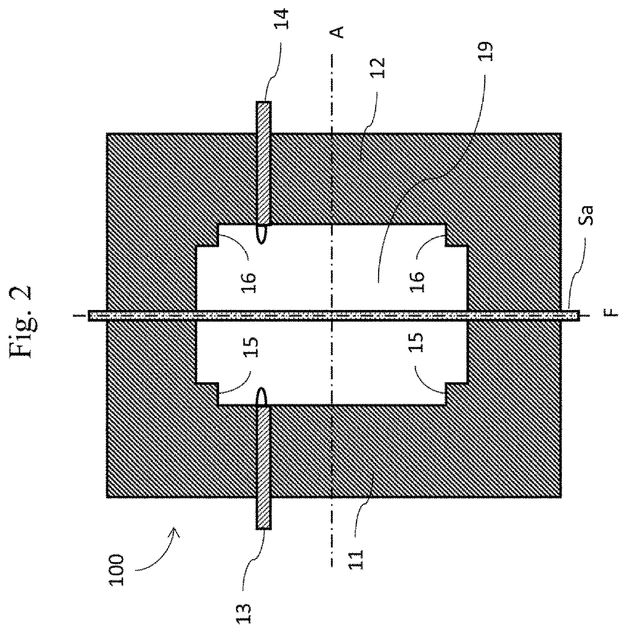 Split cylinder resonator and method of calculating permittivity