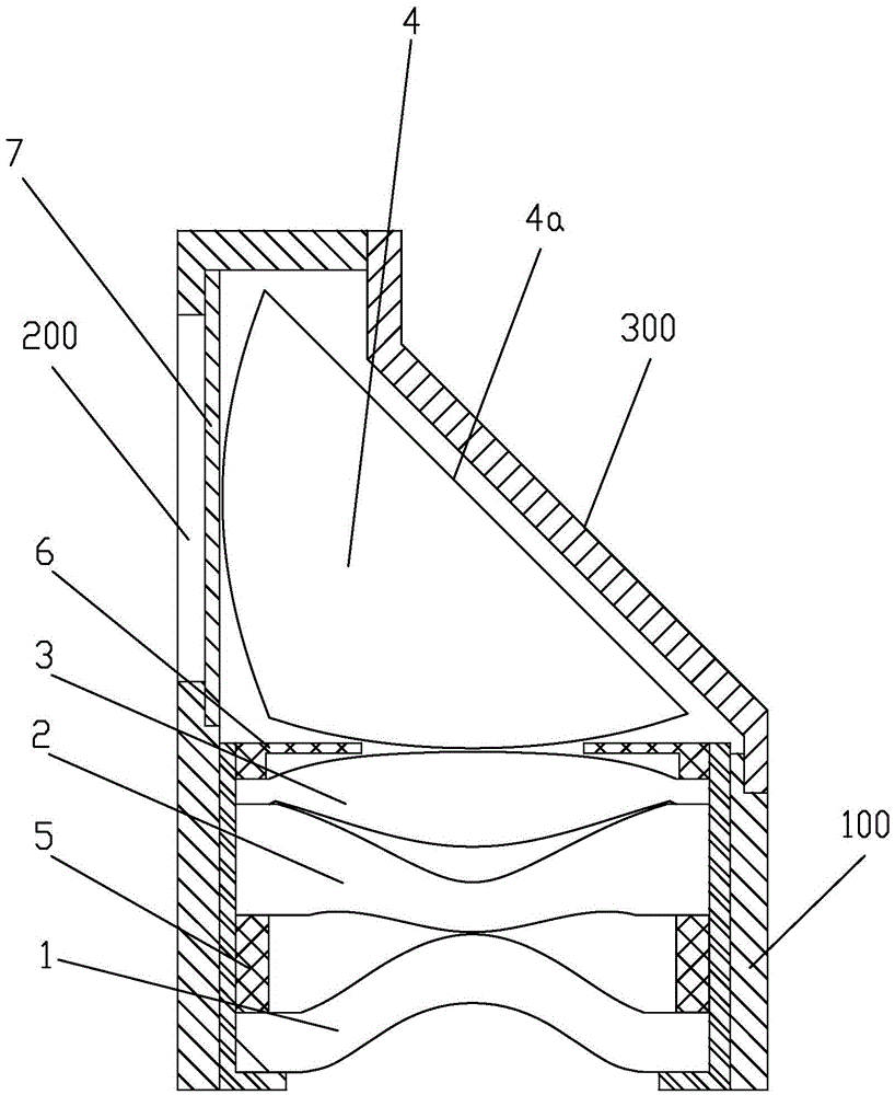 Electronic view finder lens