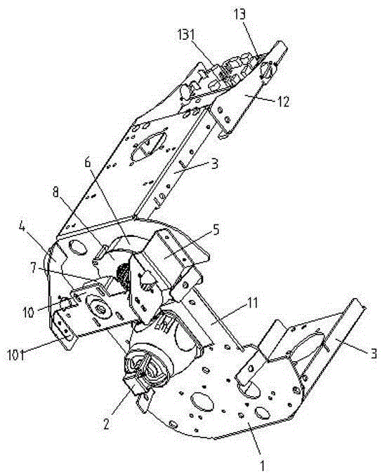 Heat dissipation method and device for stage lamp and stage lamp