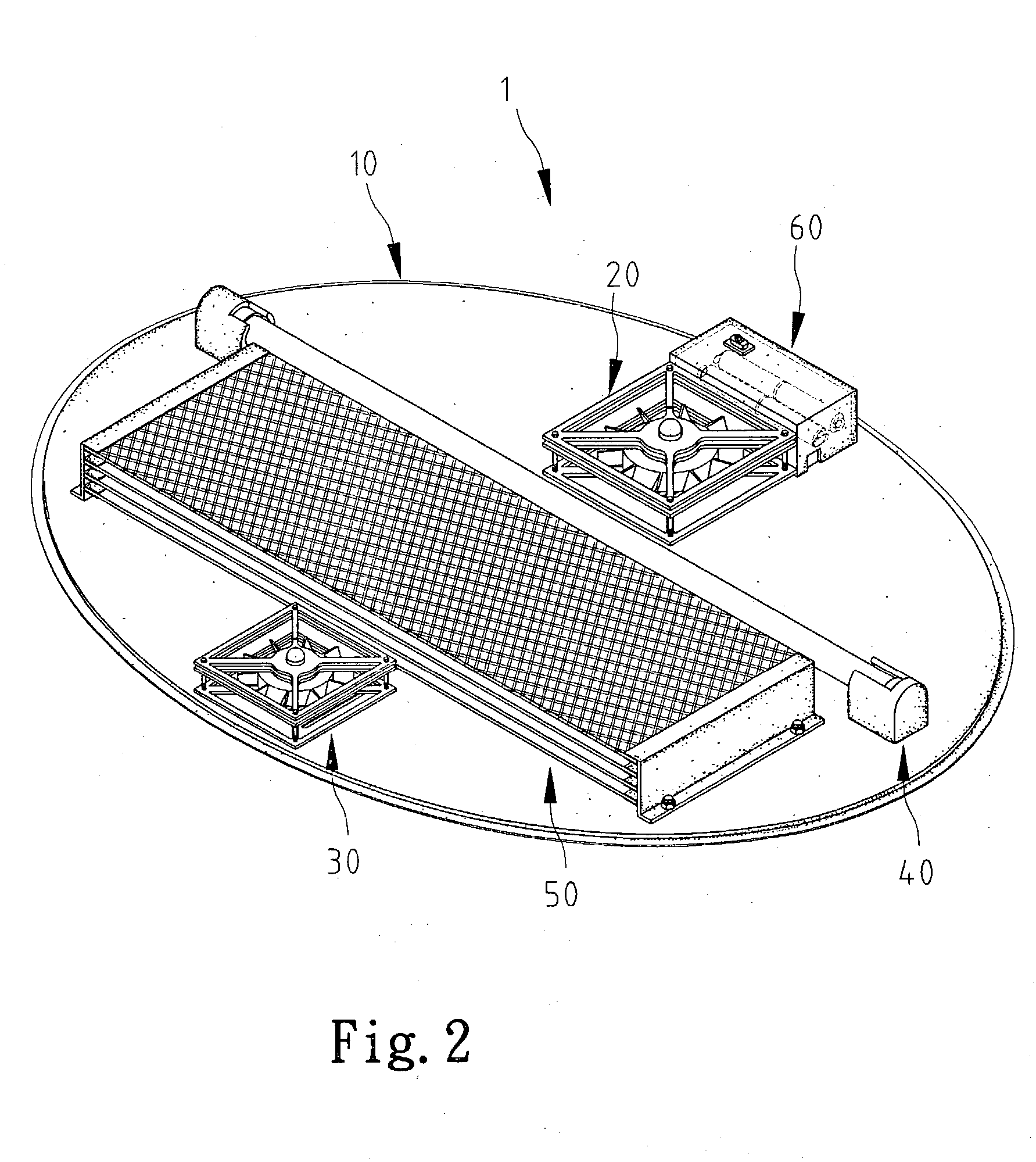 Garbage bin with air cleaner