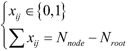 Linearized power flow-based network reconstruction method for power distribution network