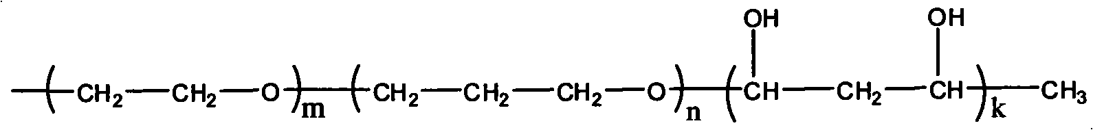 Defoaming composition of polyether modified siloxane