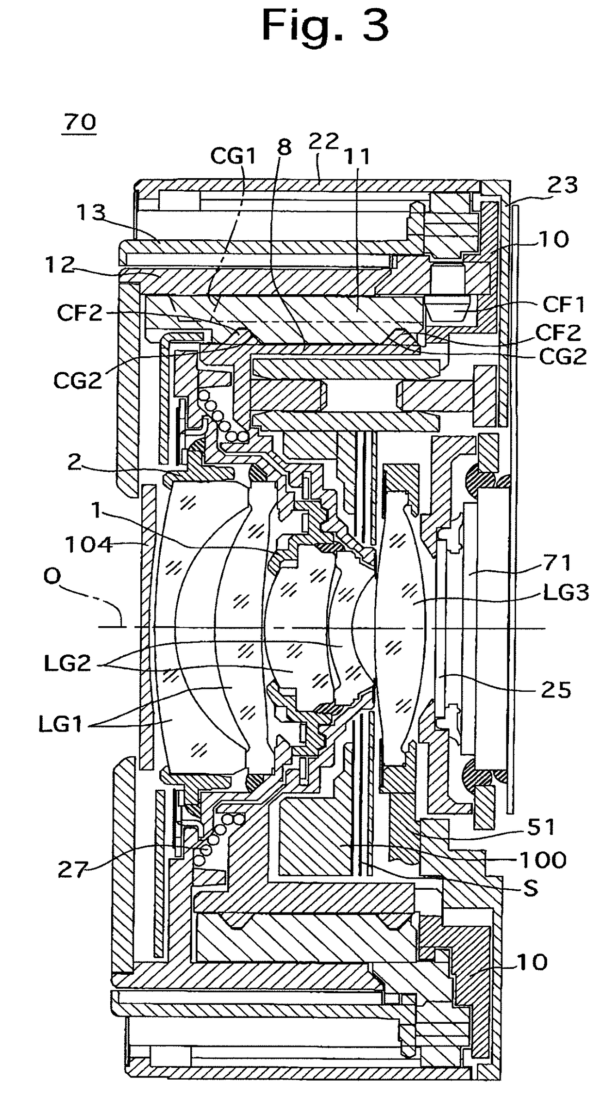 Gear support structure