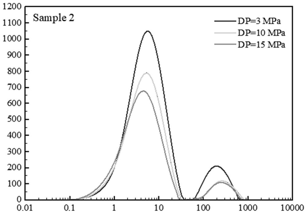 Method for improving recovery ratio through nuclear magnetism online tight oil-water flooding development