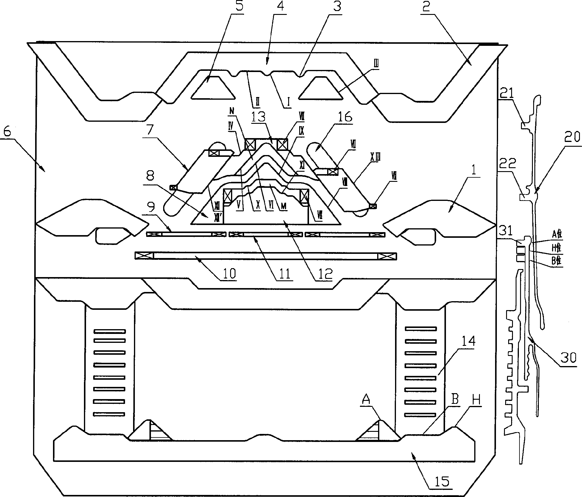 Braiding controlling mechanism of flat braiding machine