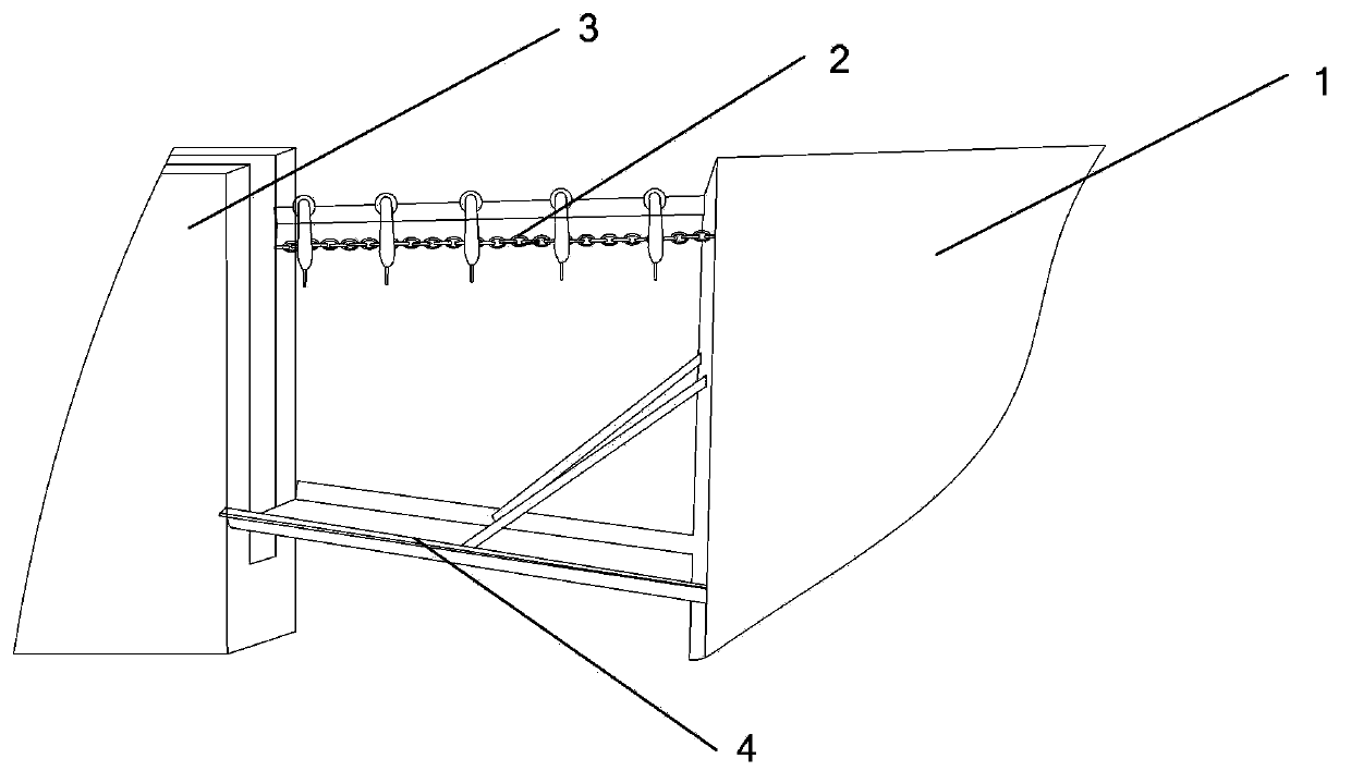 Chain type conveying and spraying all-in-one machine for roast duck preparation process