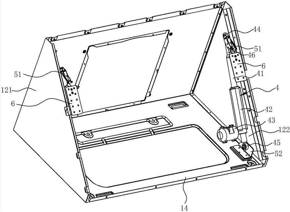 Side draught type extractor hood