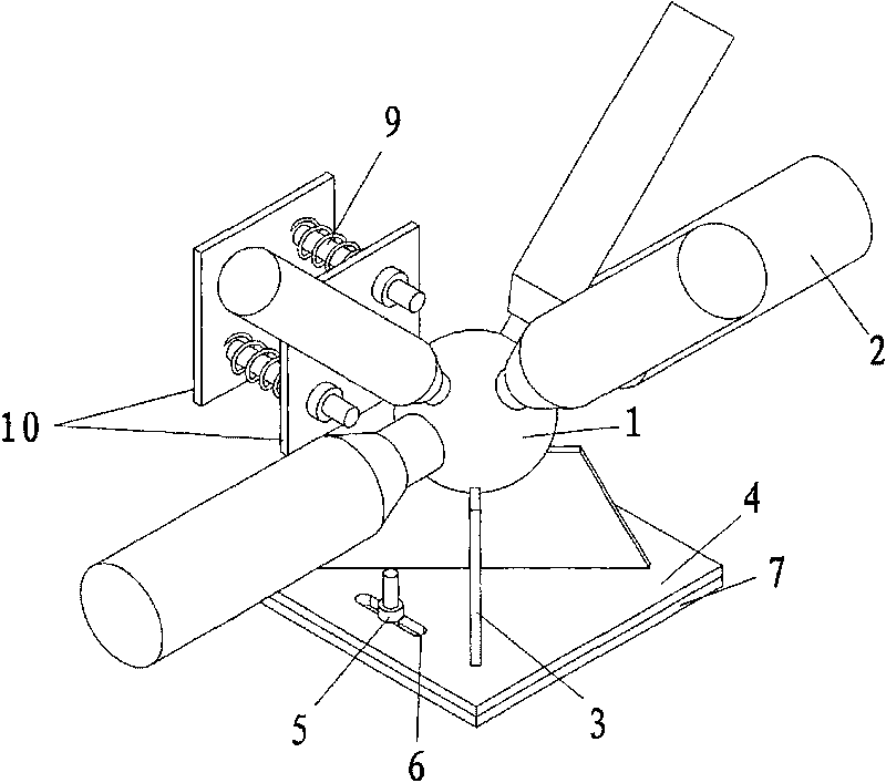 Horizontally adjustable stiff support of lattice framed structure