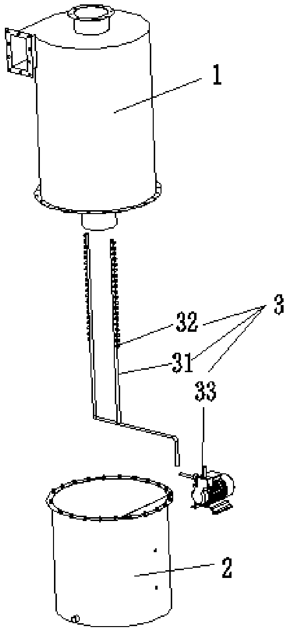 Wet dust removal device