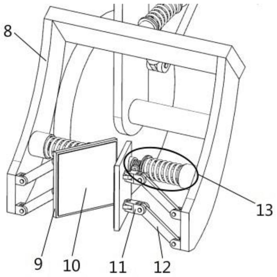 A kind of cassava root uprooting device for tractor