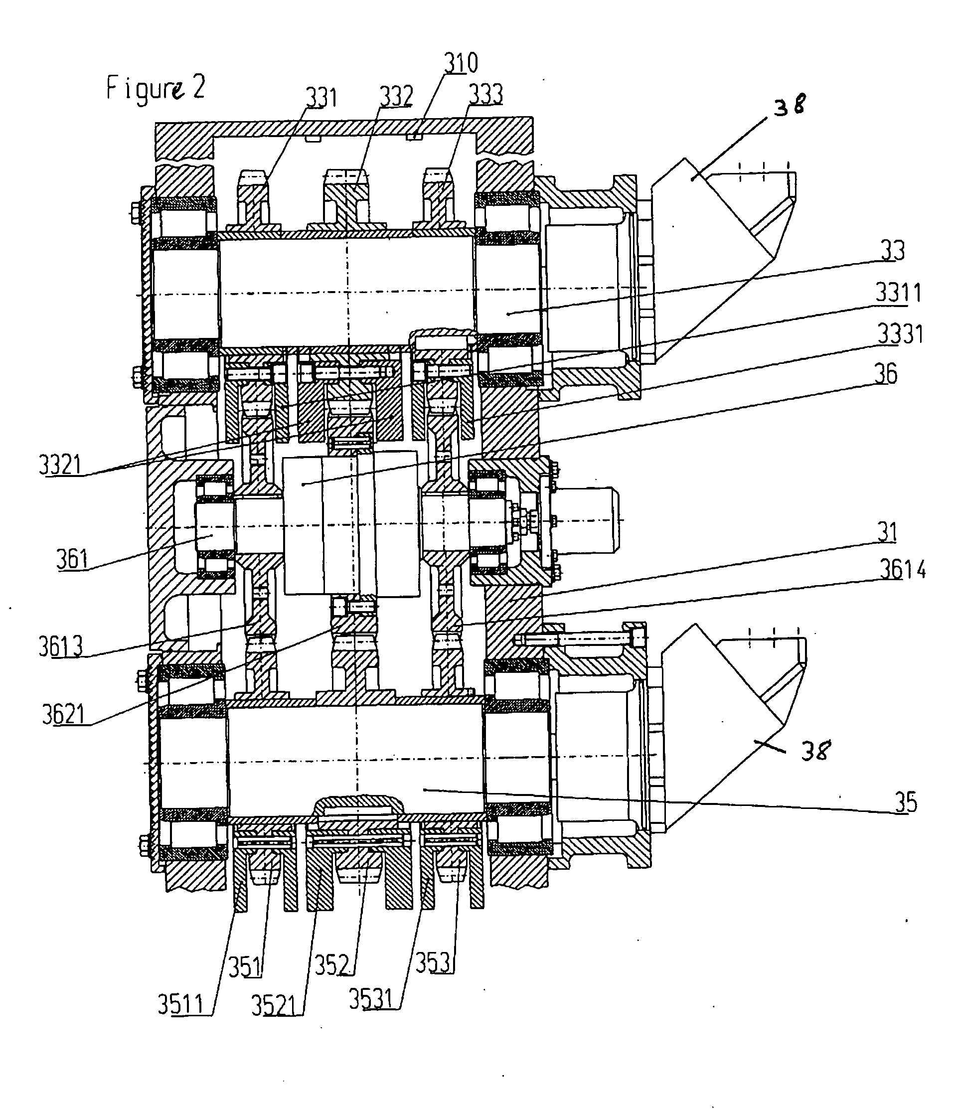 Vibration generator for a vibration pile driver