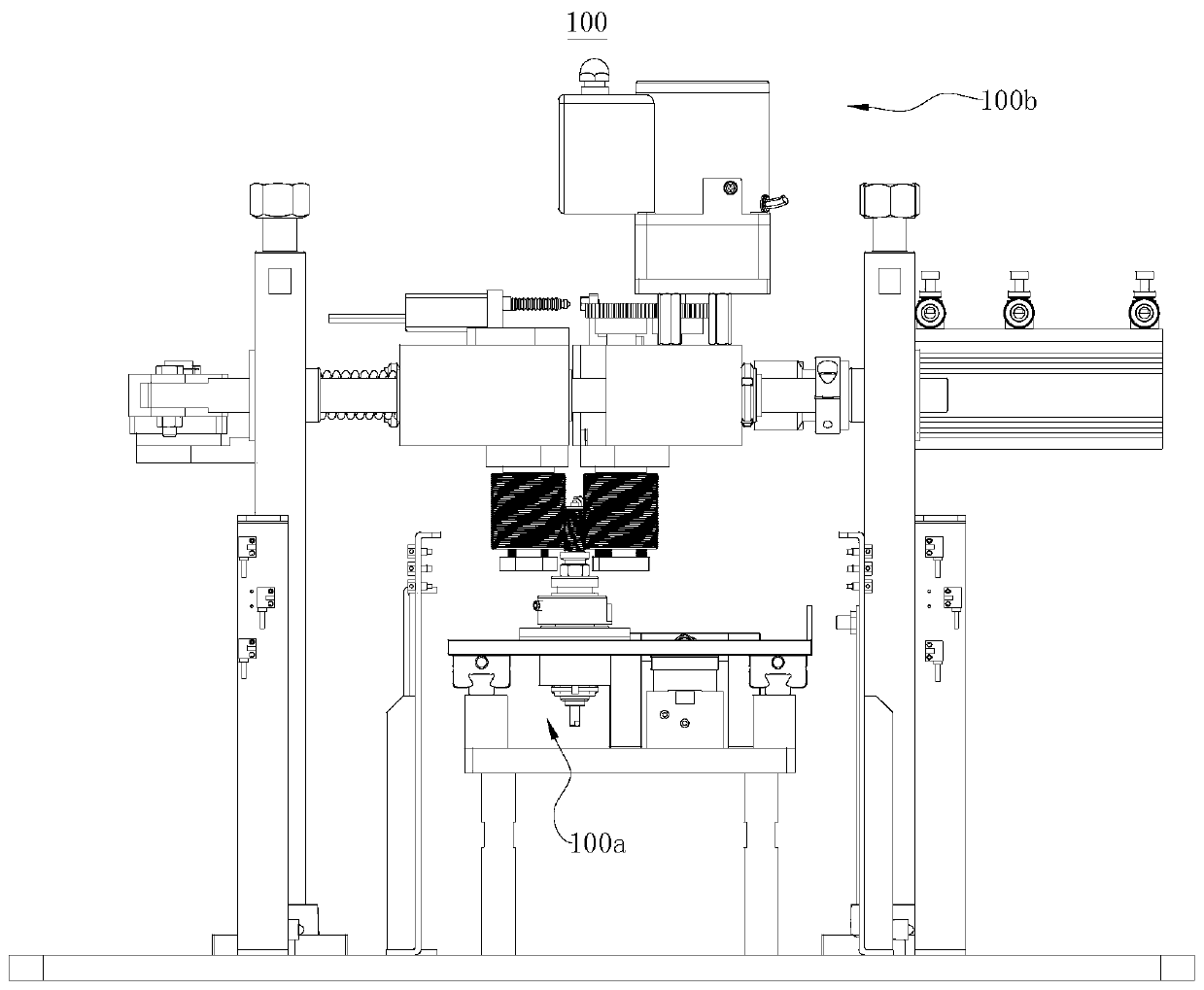 Spark plug thread detection device and method