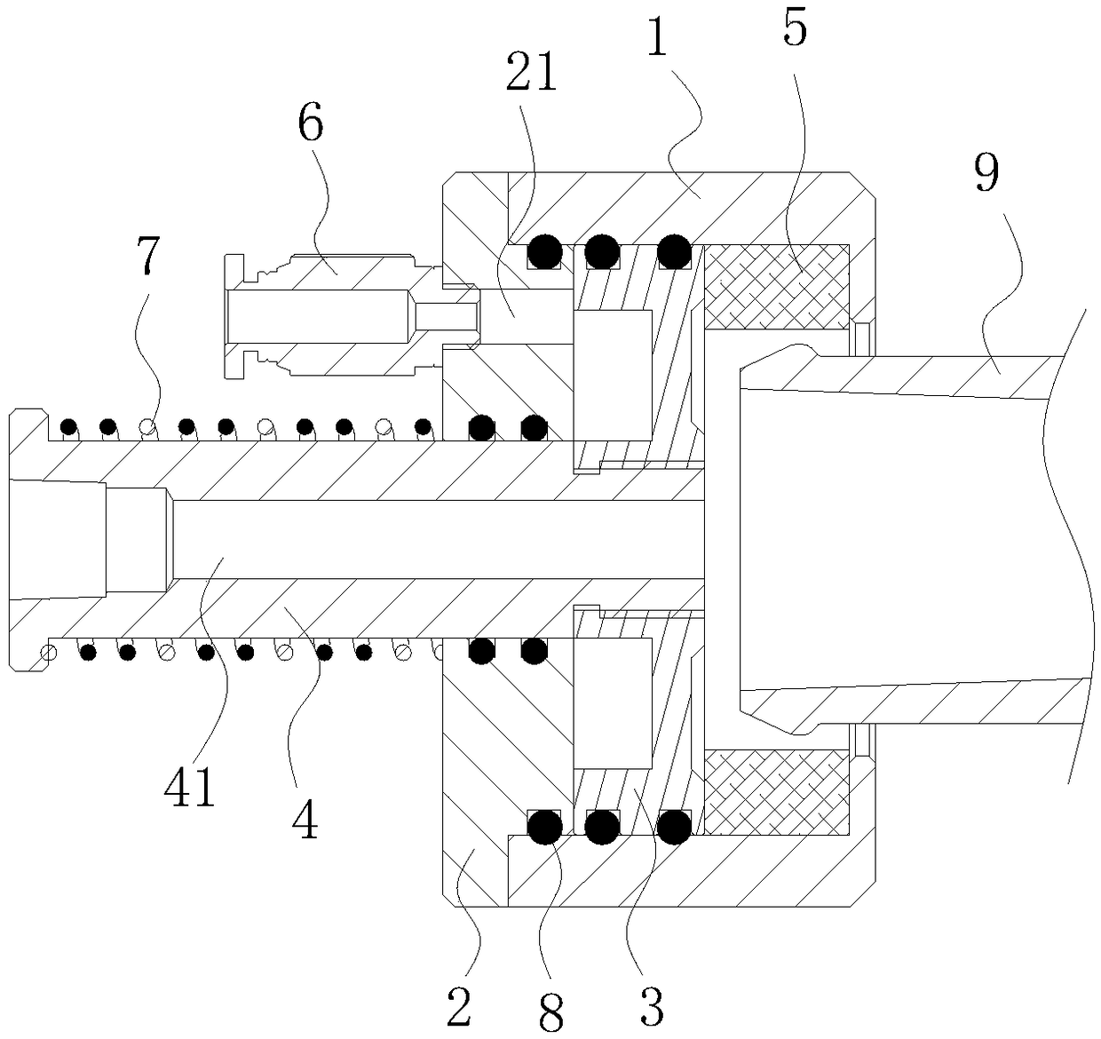 Novel air impermeability detecting sealing plug