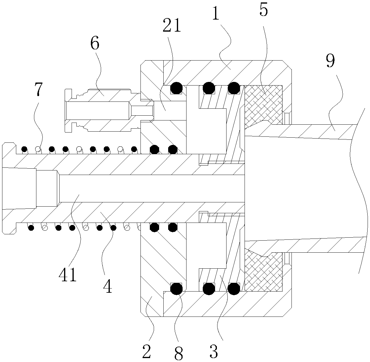 Novel air impermeability detecting sealing plug