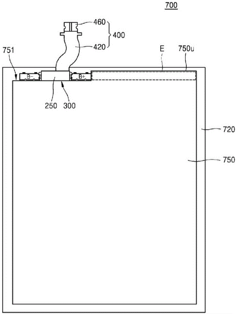 Polymer battery cell and electronic device comprising same