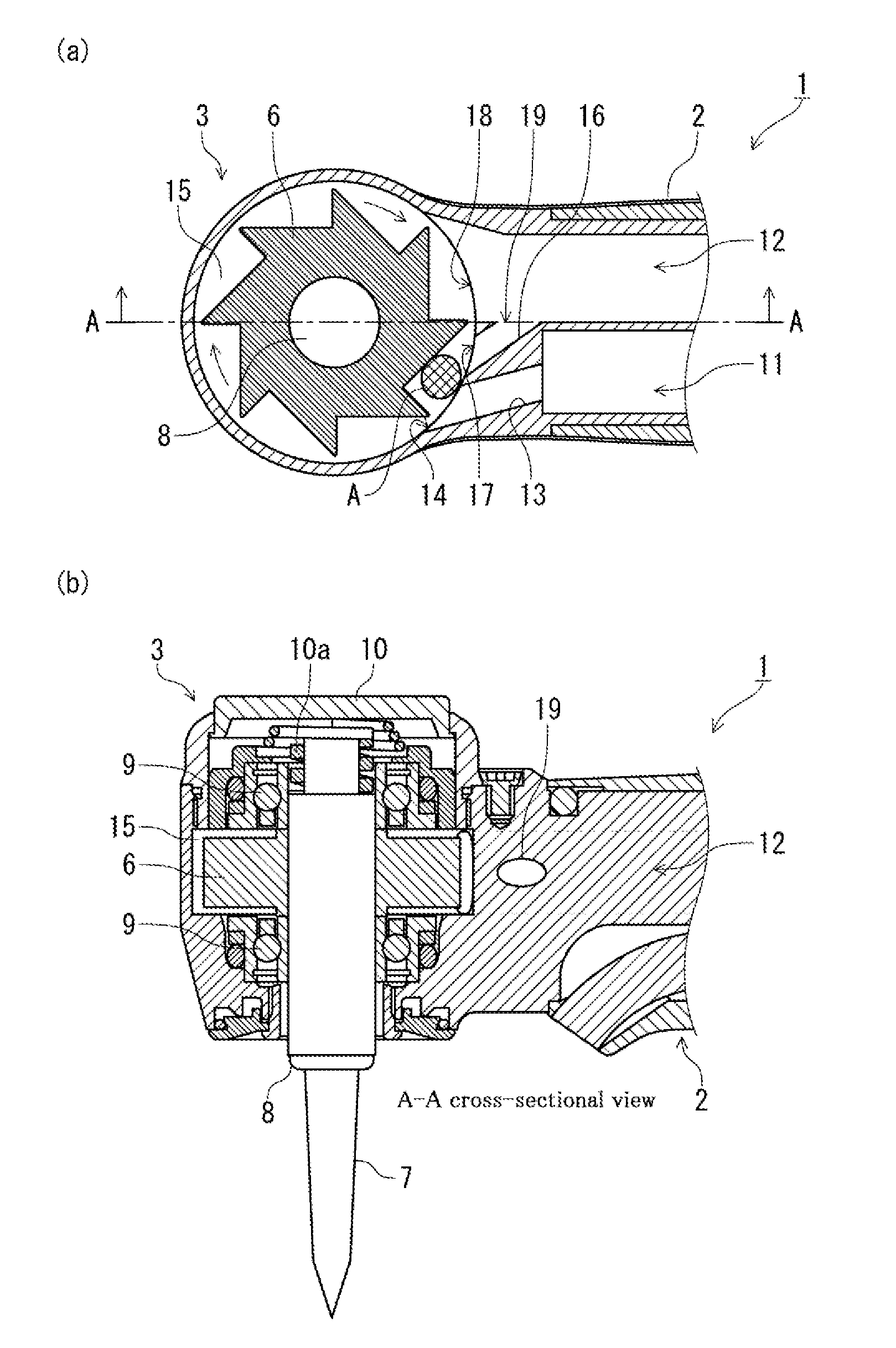 Air turbine handpiece