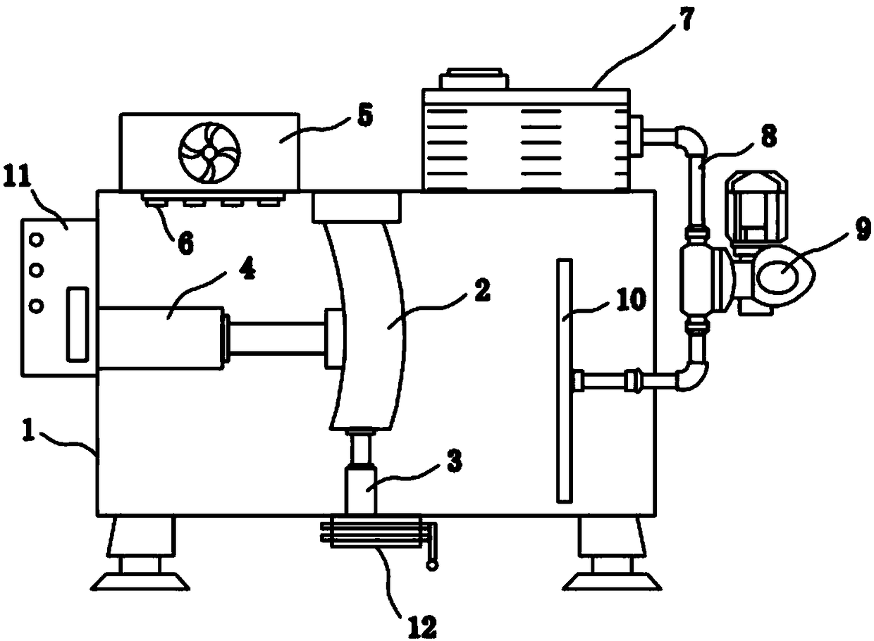 Moisture resistance testing device of water-based woodenware paint