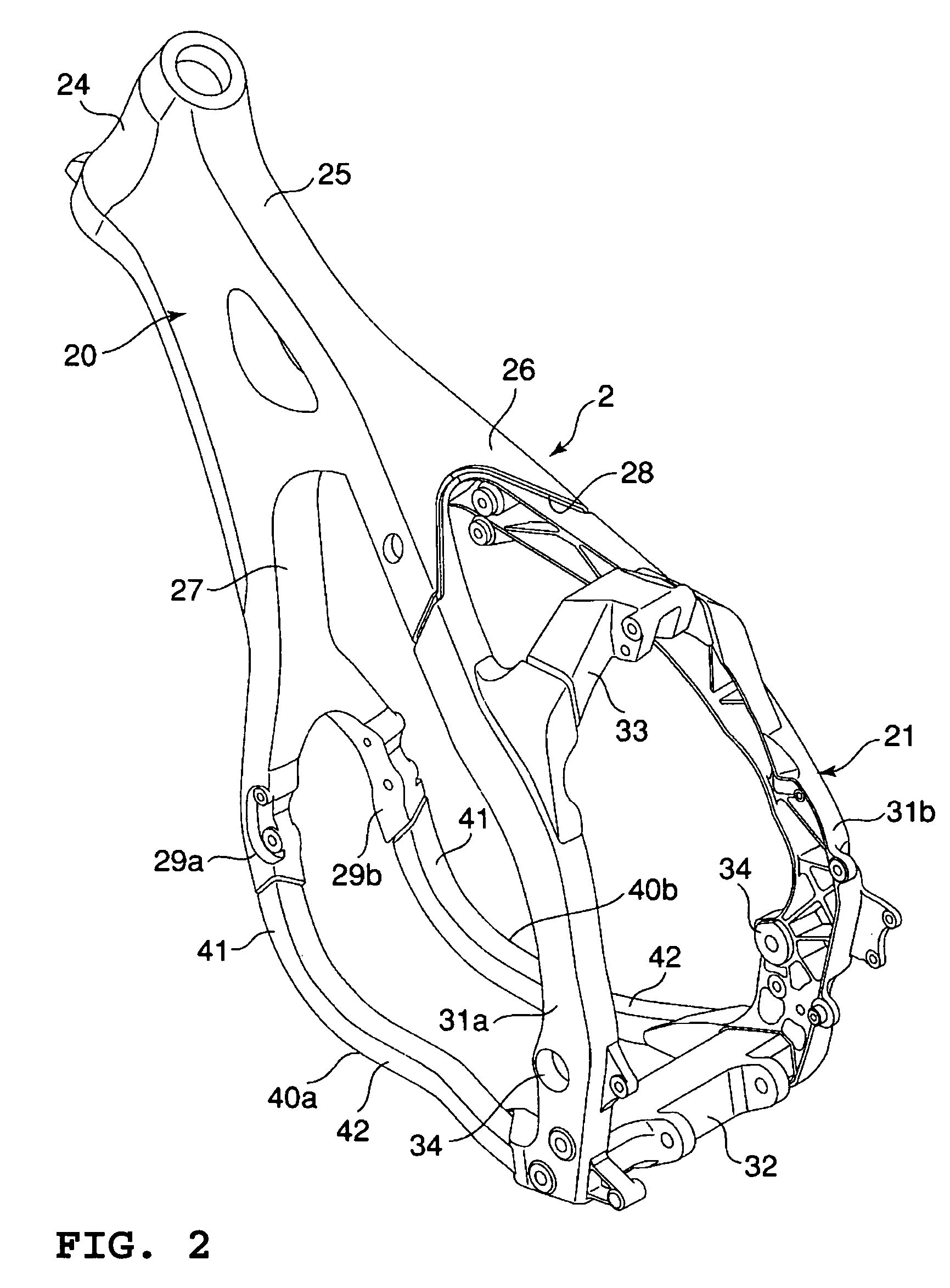 Dry sump type lubrication device for a motorcycle