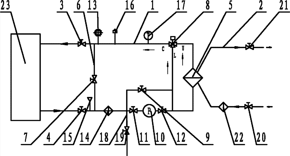 Constant temperature device of engine oil