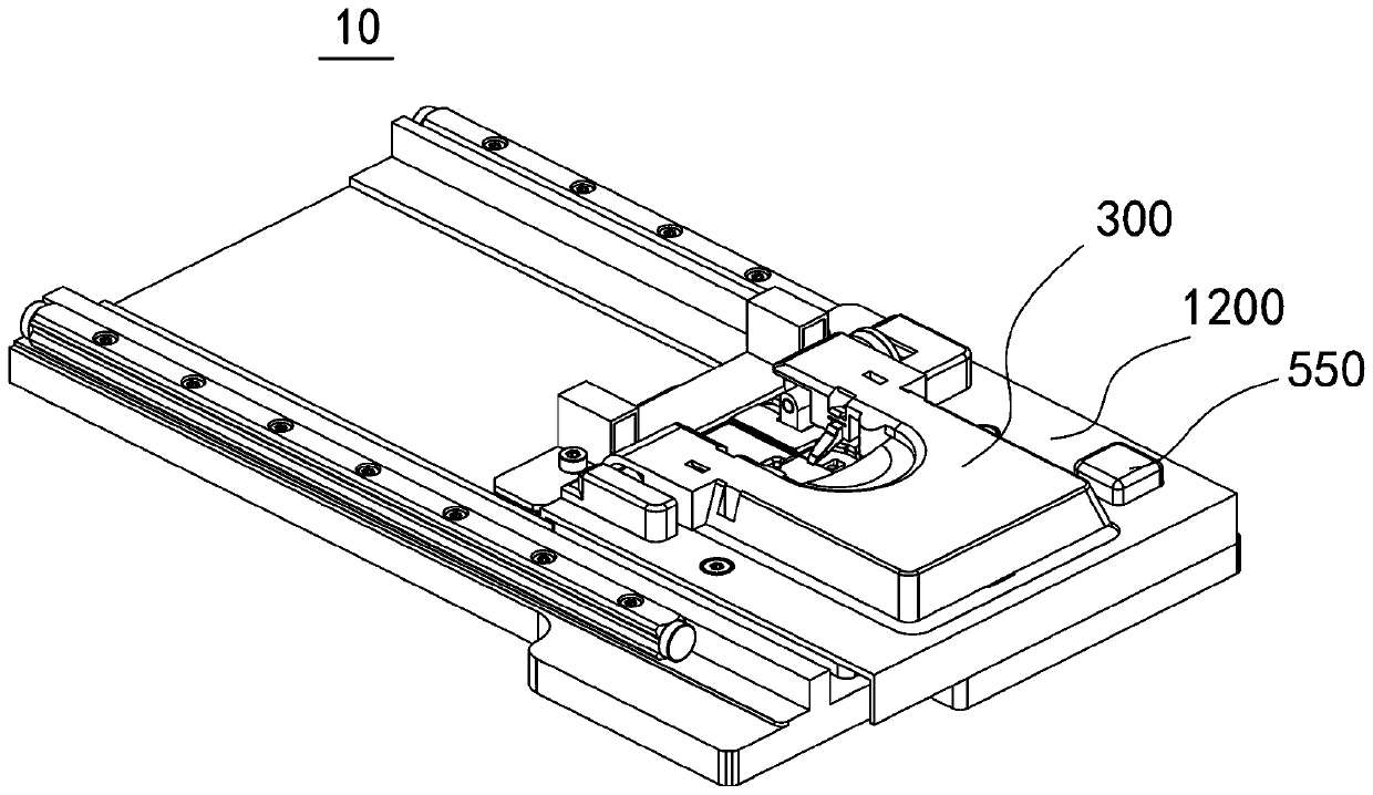 Precise positioning, clamping and sample adding platform device for gene sequencing chip and gene sequencer