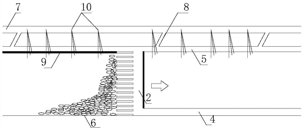 Gob-side entry retaining Y-type ventilation high-position return airway drilling gas extracting method