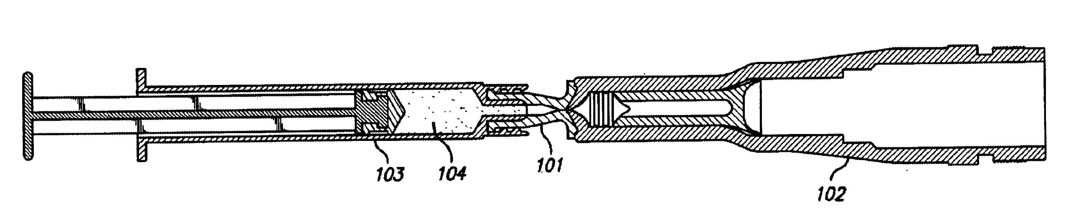 Method and apparatus for filling or refilling a needle-less injector