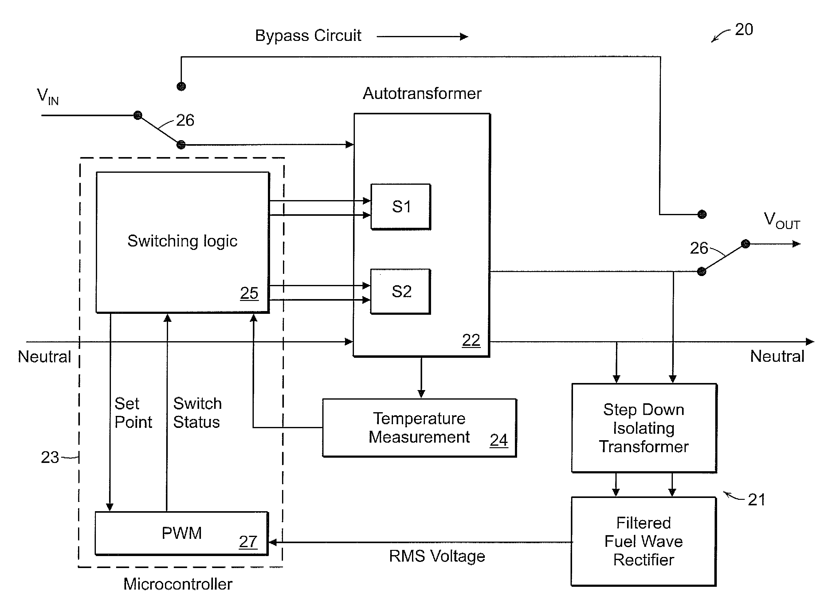 Voltage regulation device