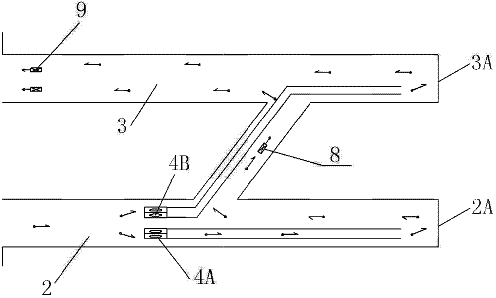 Method for ventilating drainage tunnel of extremely-long double-hole tunnel of expressway during construction