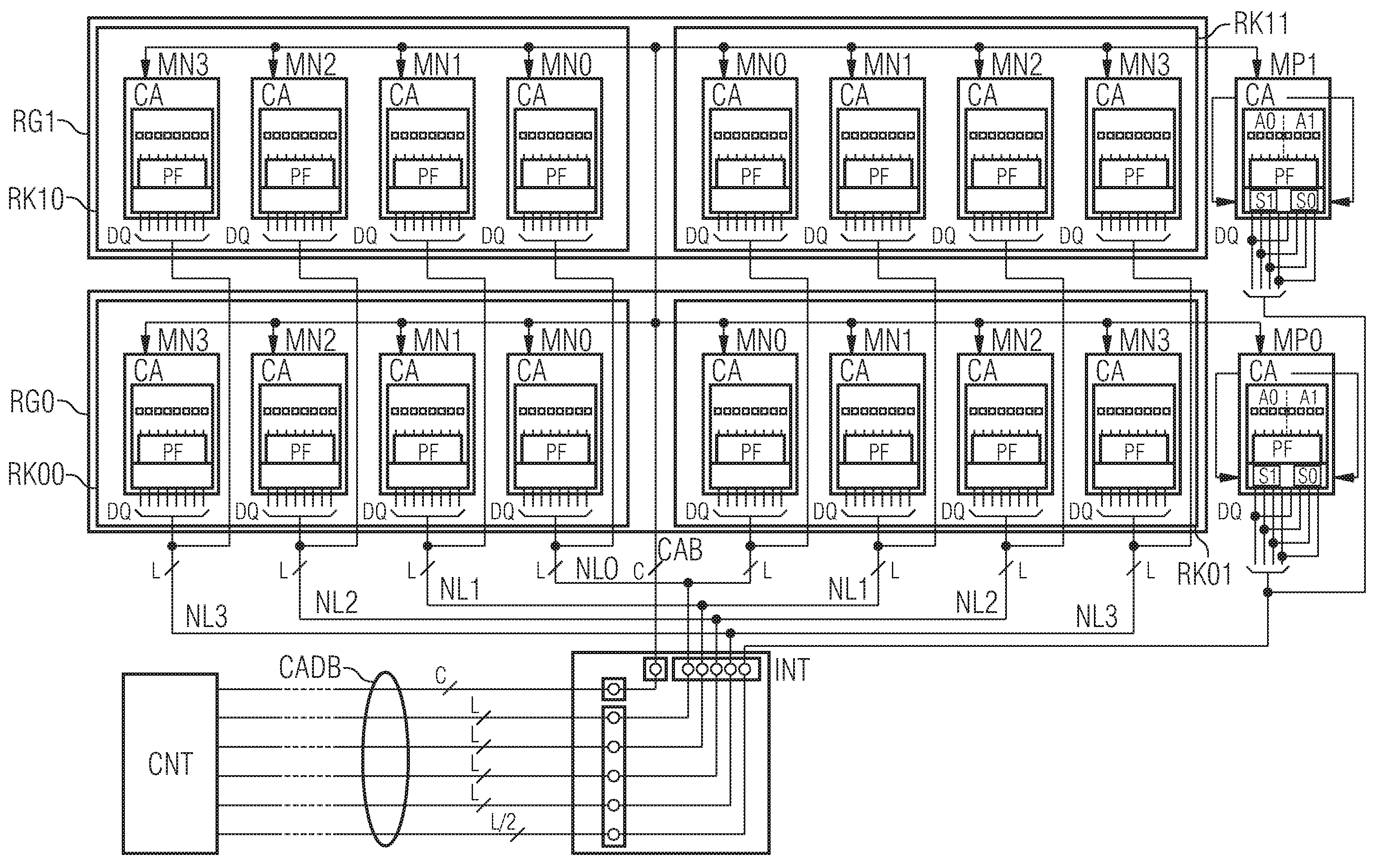 Memory module comprising a plurality of memory devices