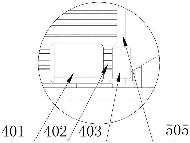 Classifying screening machine of stachys sieboldii