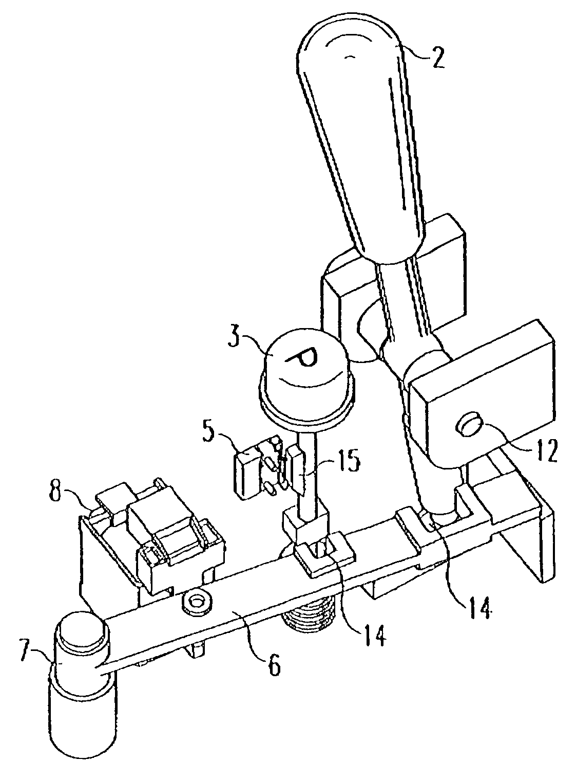 Gear input unit