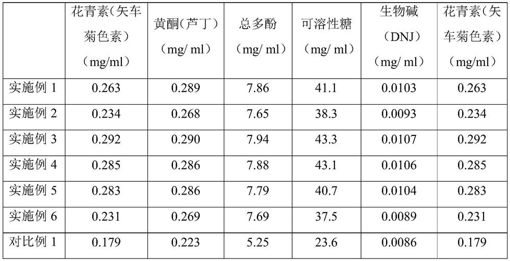 Mulberry beverage and preparation method thereof