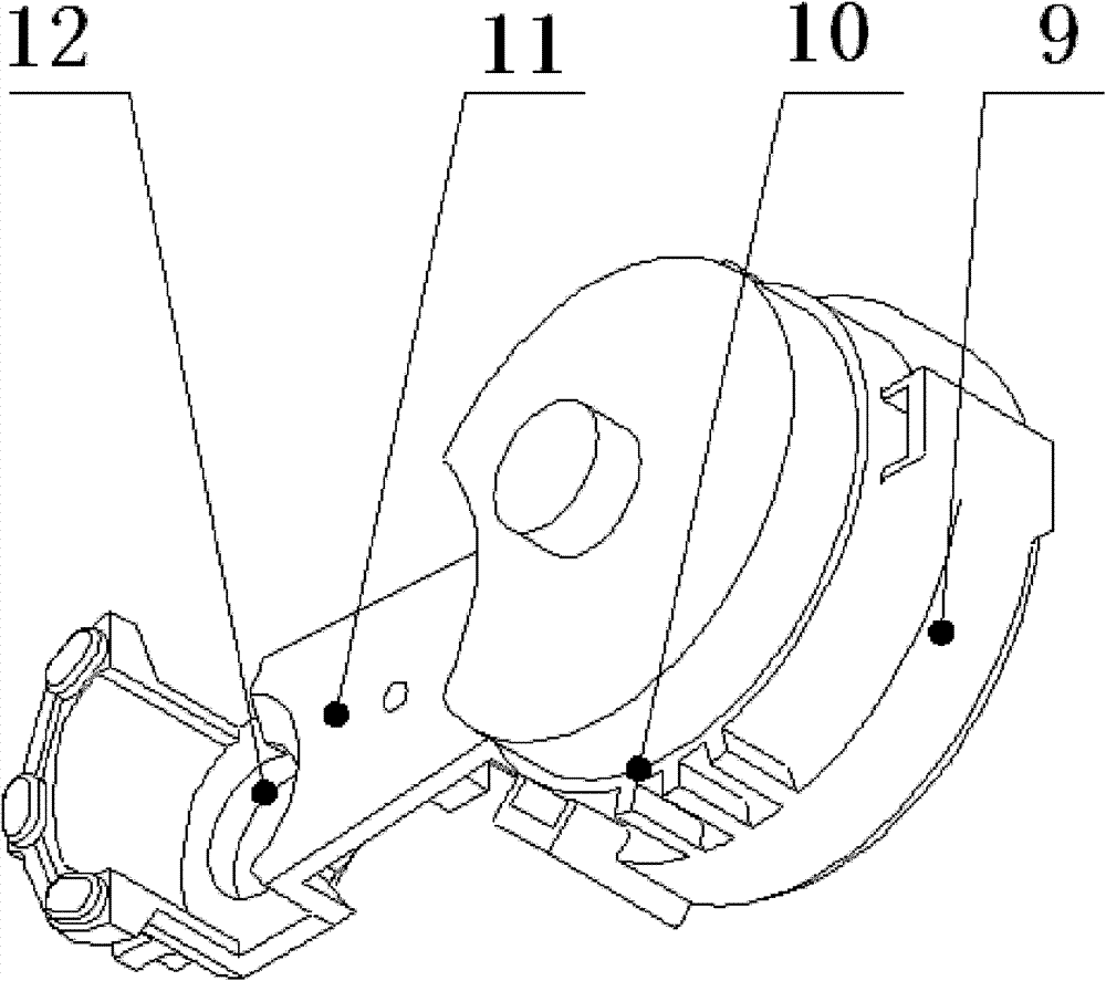 Electronic parking executor applied to motor vehicle brake system