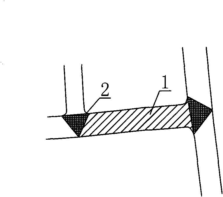 Method for expressing processing of roads on map