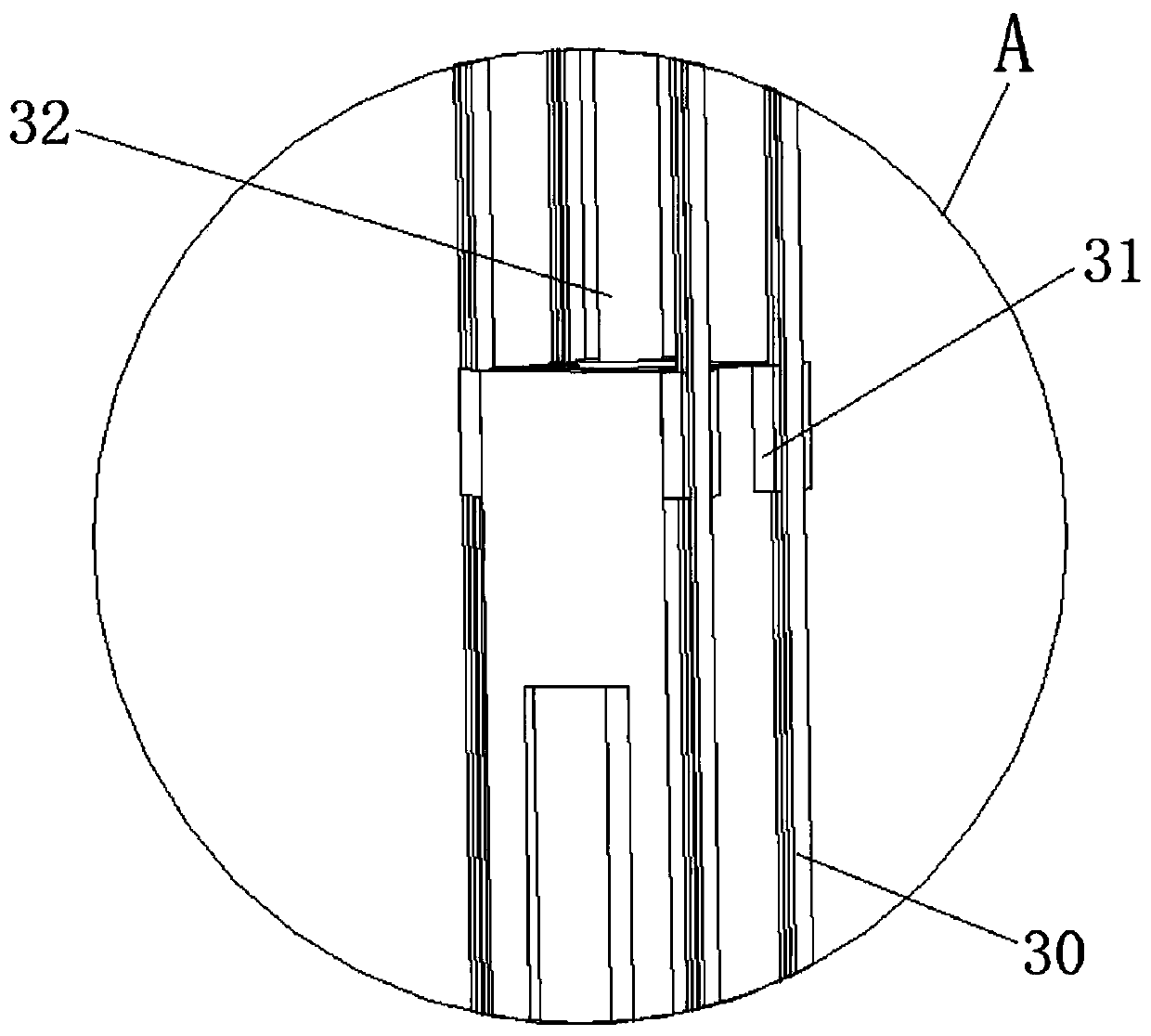 Line connection type automatic loading and unloading system of open press machine and application thereof