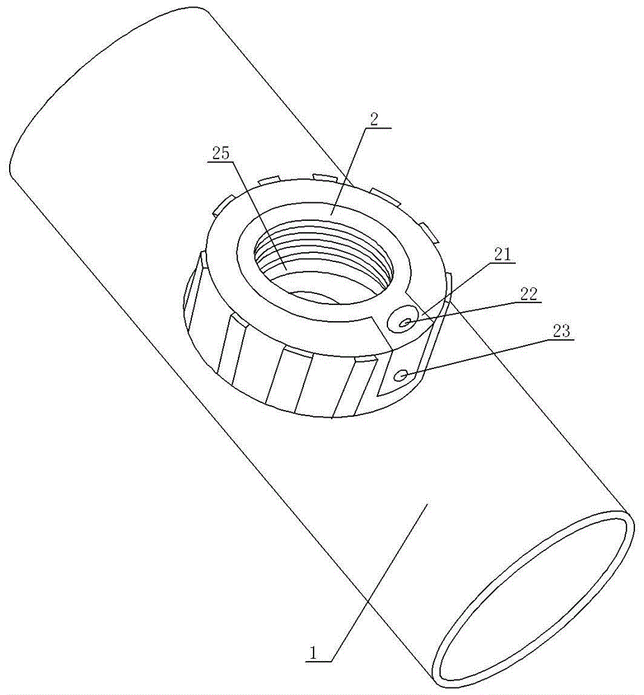 Metallic inner-thread water pipe joint facilitating equipotential line connection