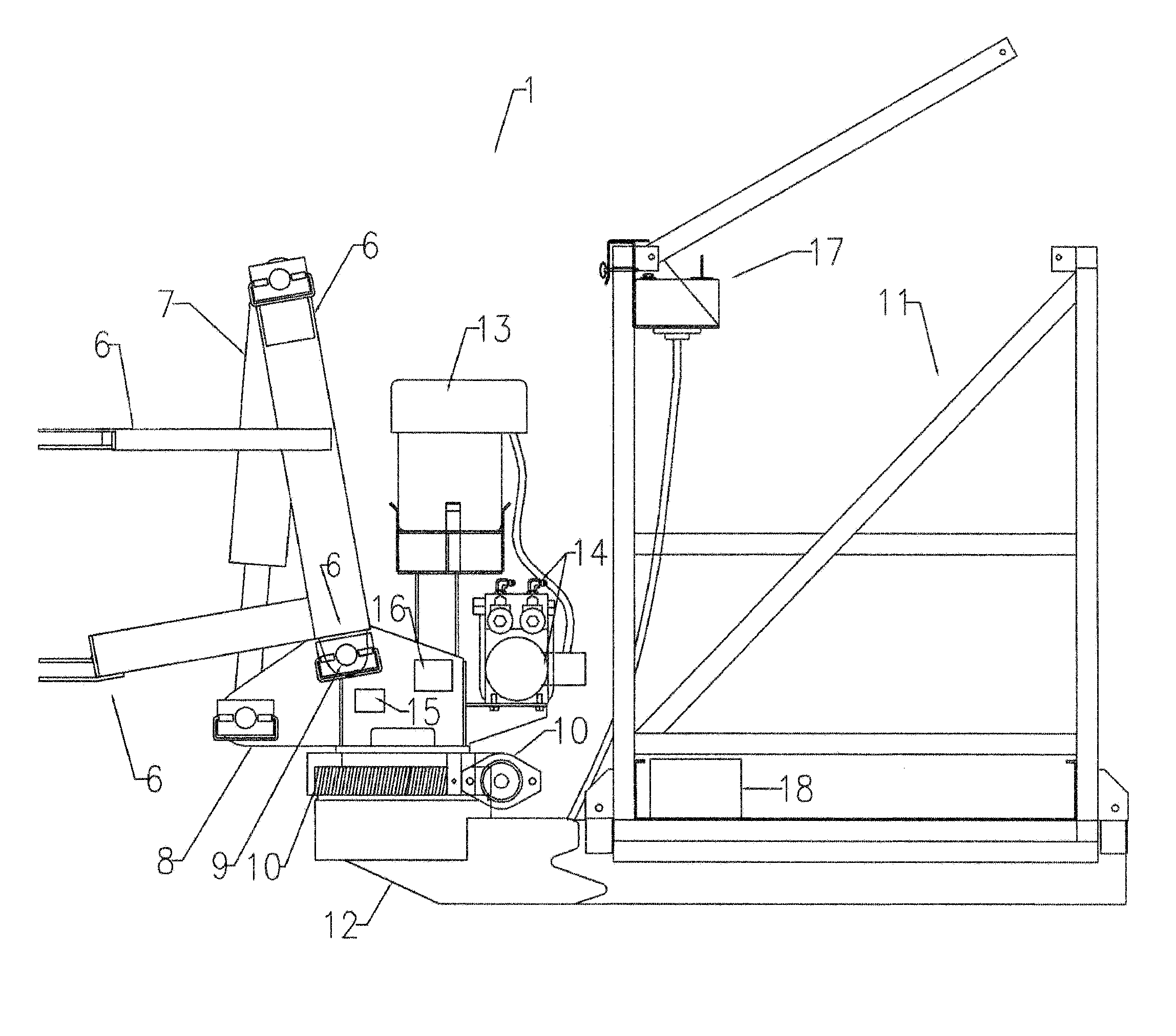 Self-contained work platform attachment for mobile cranes