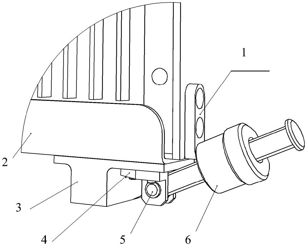 Quick release component for pin-joint latch hook